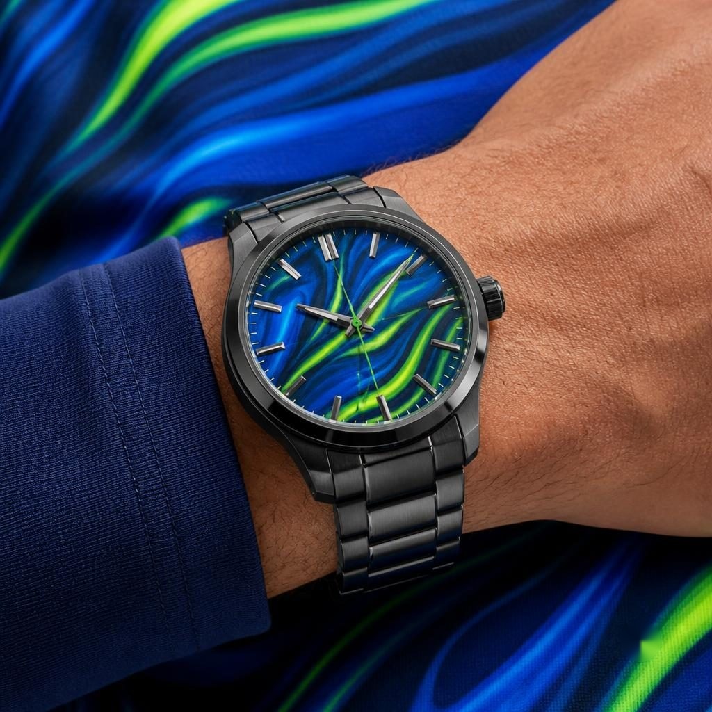Dynamic Energy Motion Alloy Luxury Quartz Watch