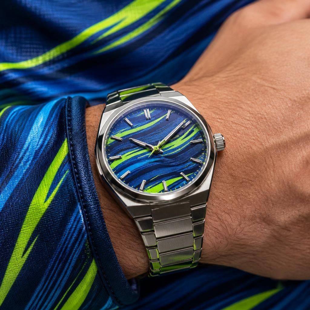 Dynamic Energy Motion Alloy Luxury Quartz Watch