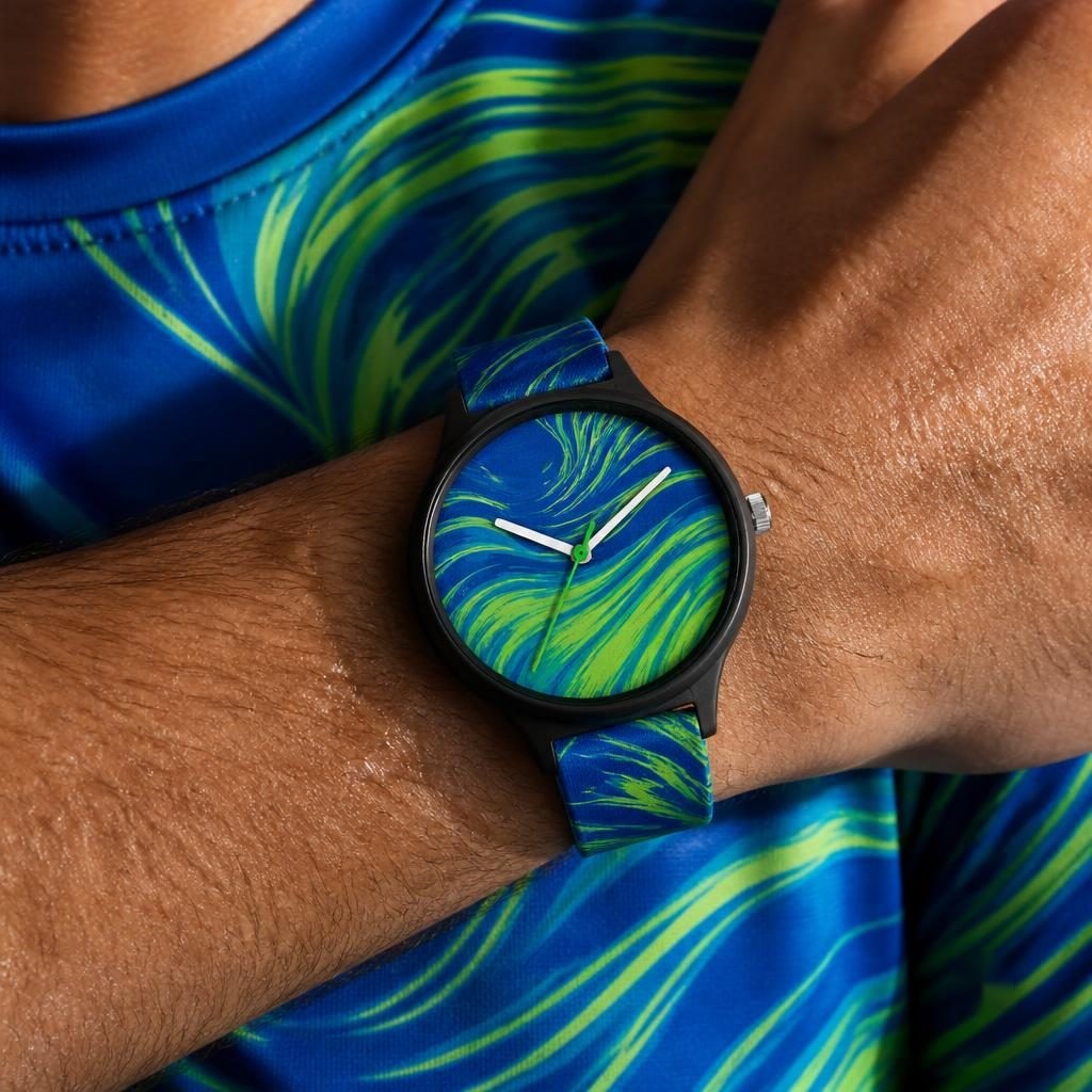 Dynamic Energy Motion Print Quartz Watch