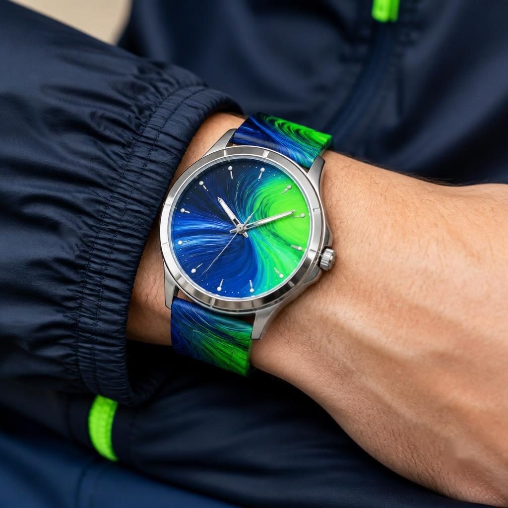 Dynamic Energy Motion Print Quartz Watch