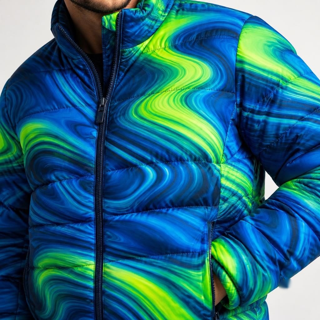 Electric Wave Motion Energy Puffer Jacket