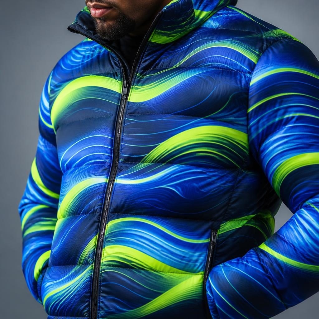 Electric Wave Motion Energy Puffer Jacket