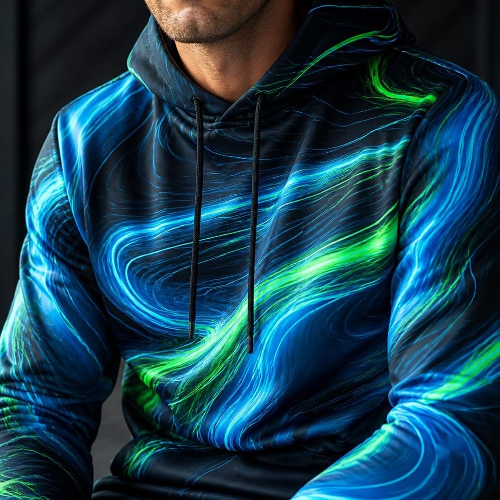 Electric Pulse Motion Energy Hoodie