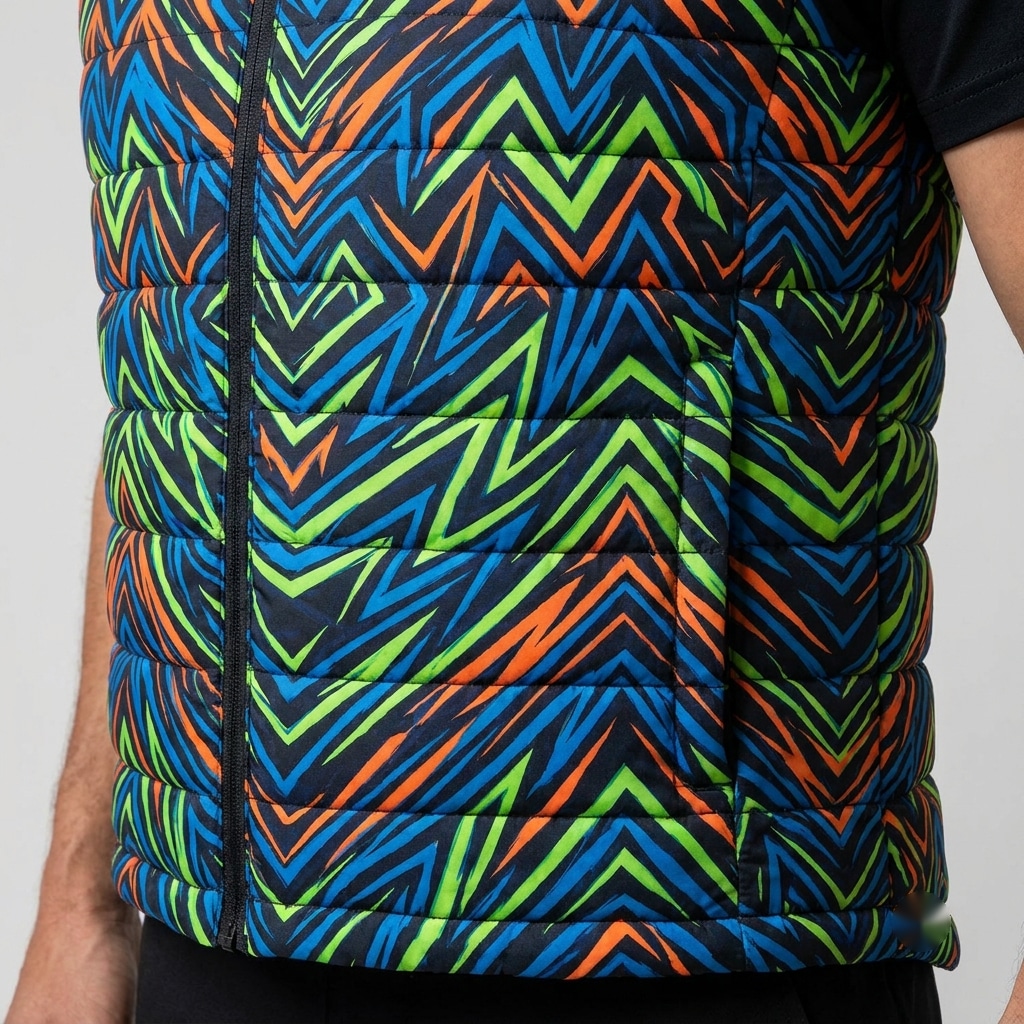 Voltage Pulse Motion Quilted Table Runner