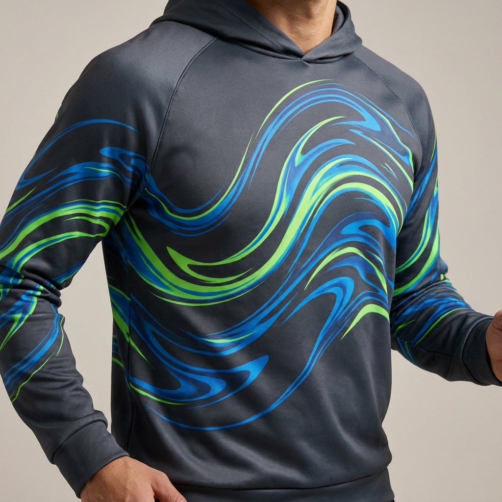 Dynamic Energy Motion Wave Hoodie