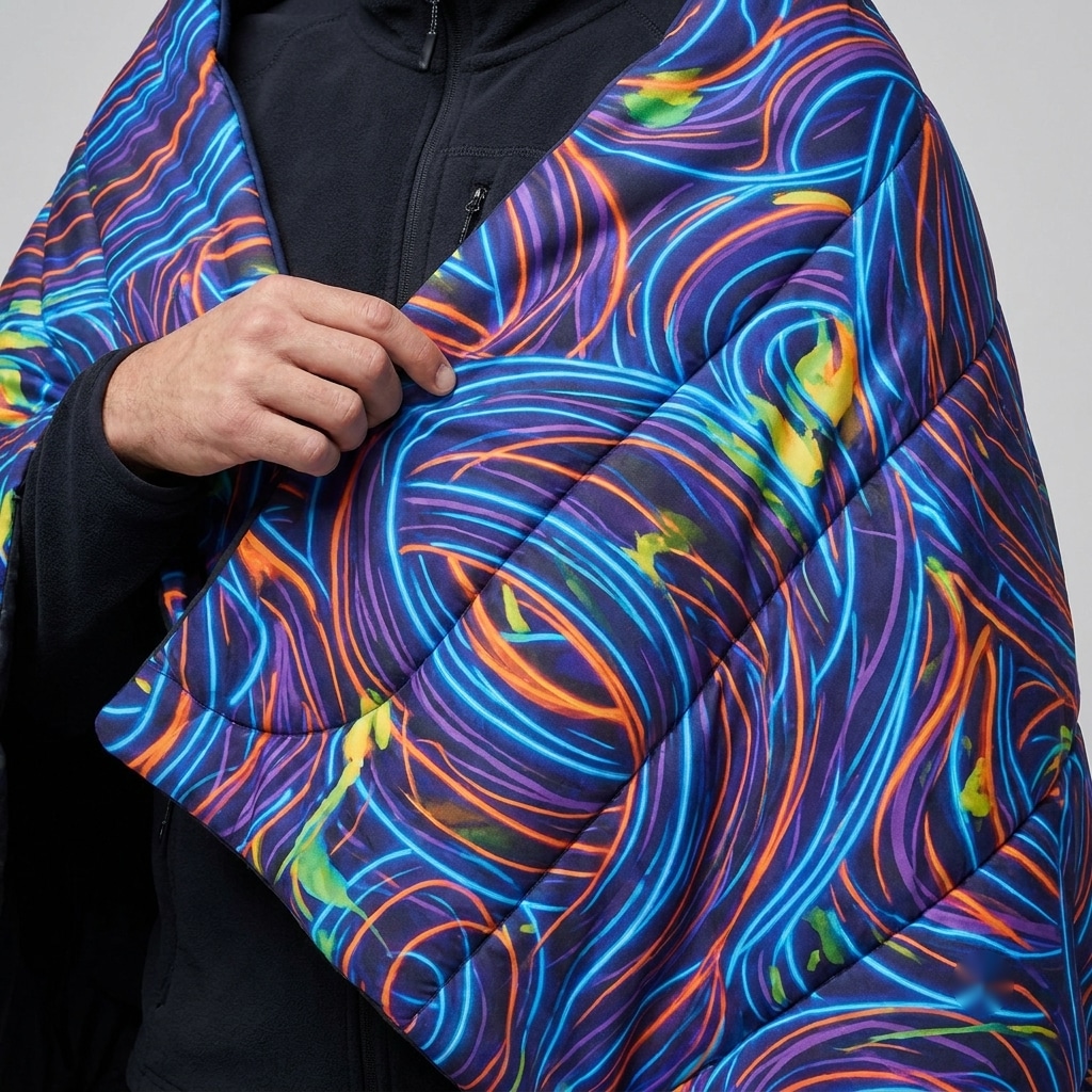 Dynamic Pulse Energy Quilted Blanket for Active Lifestyles