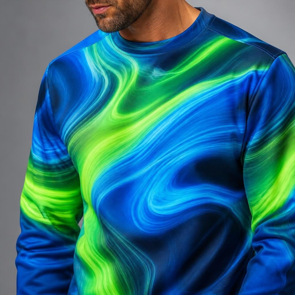 Dynamic Energy Motion Wave Sweatshirt