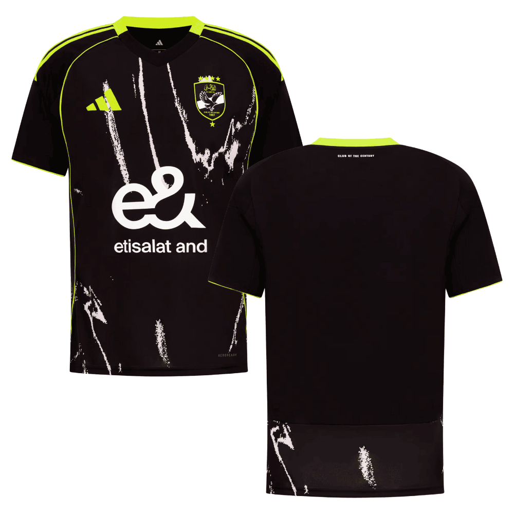 Al Ahly 2025/26 Away Men Jersey - Black