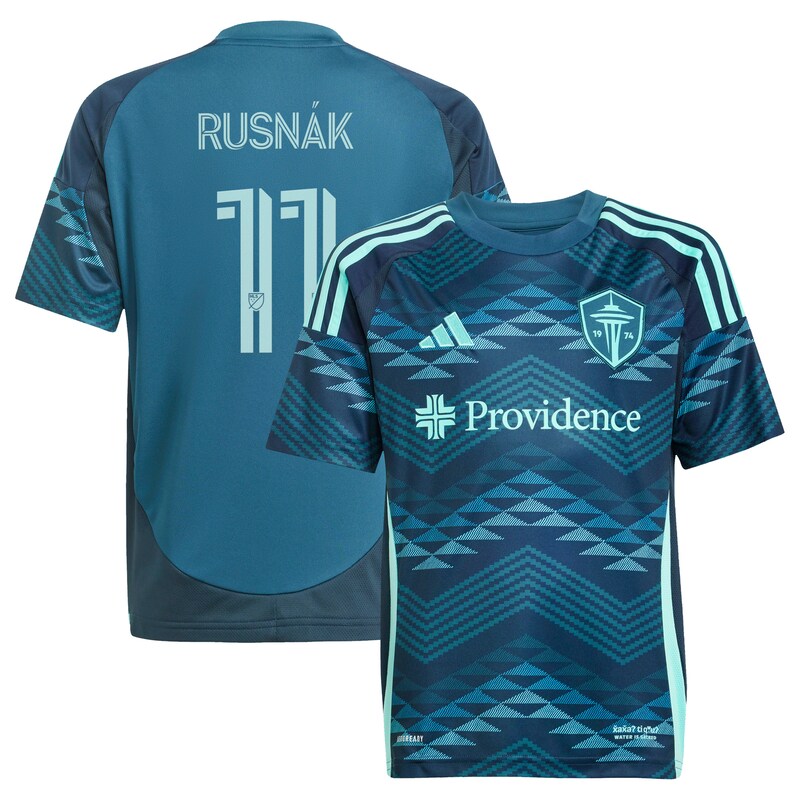 Albert Rusnak Seattle Sounders FC Youth 2025 The Salish Sea Kit Replica Player Jersey - Blue