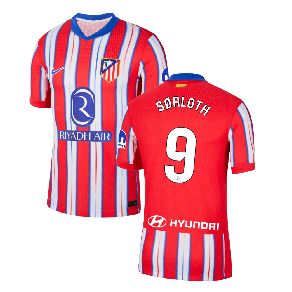 Alexander SÃ¸rloth 9 Atletico de Madrid 2024-25 Home Match Jersey - Red