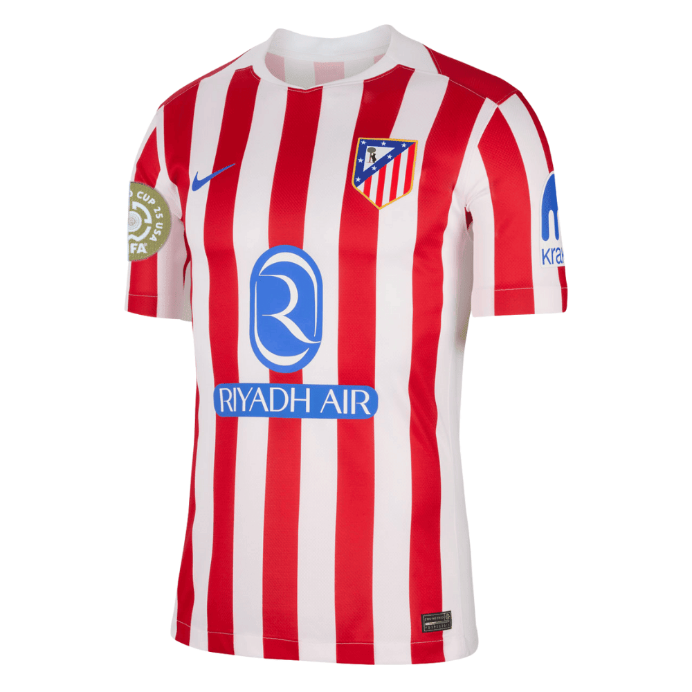 Alexander Srloth 9 Atltico de Madrid 2025/26 FIFA Club World Cup 25 USA Patch Home Men Jersey - White/Red