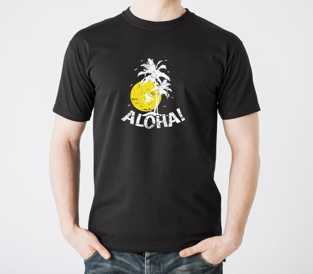 Aloha Palm Trees Beach Sun Hawaii Tree - Unisex Standard T-Shirt