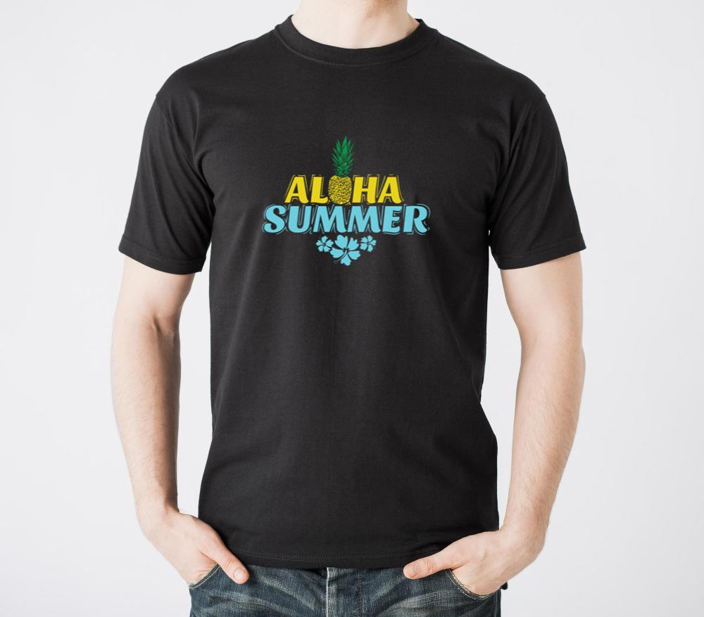 Aloha Summer Pineapple sweet Fruit tropical - Unisex Standard T-Shirt