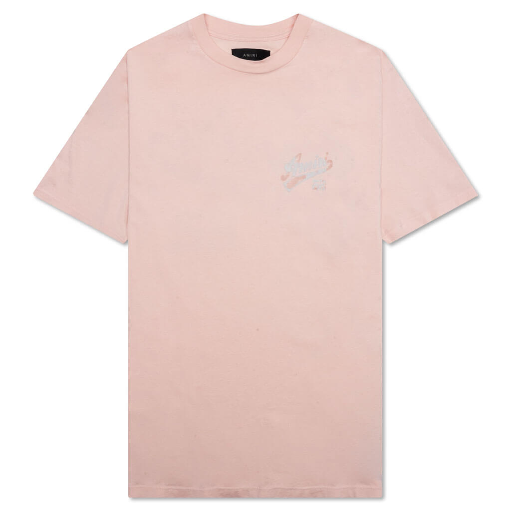 Amiri 22 Jersey Tee - Silver/Pink