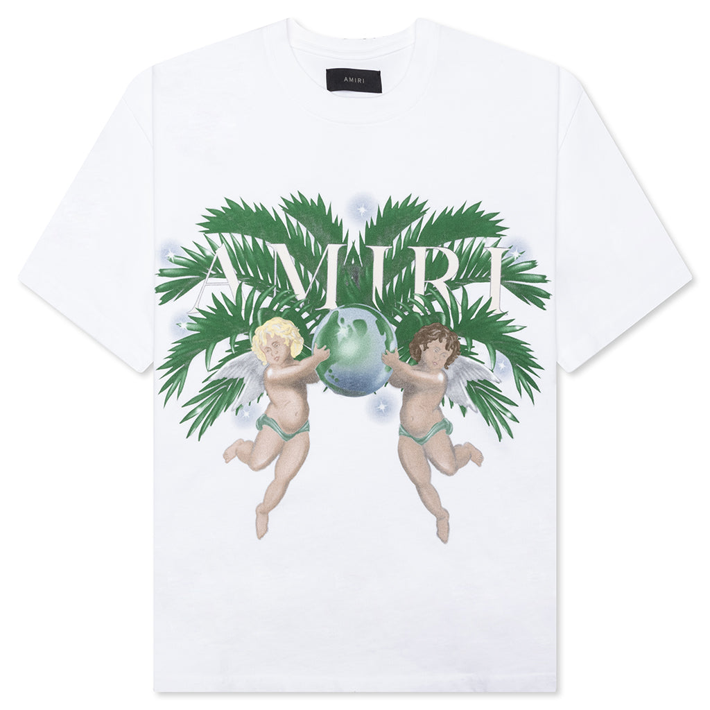 Amiri Airbrush Cherub Tee - White