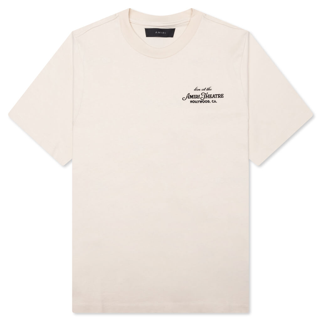 Amiri Amiri Theatre Flocked Tee - Alabaster