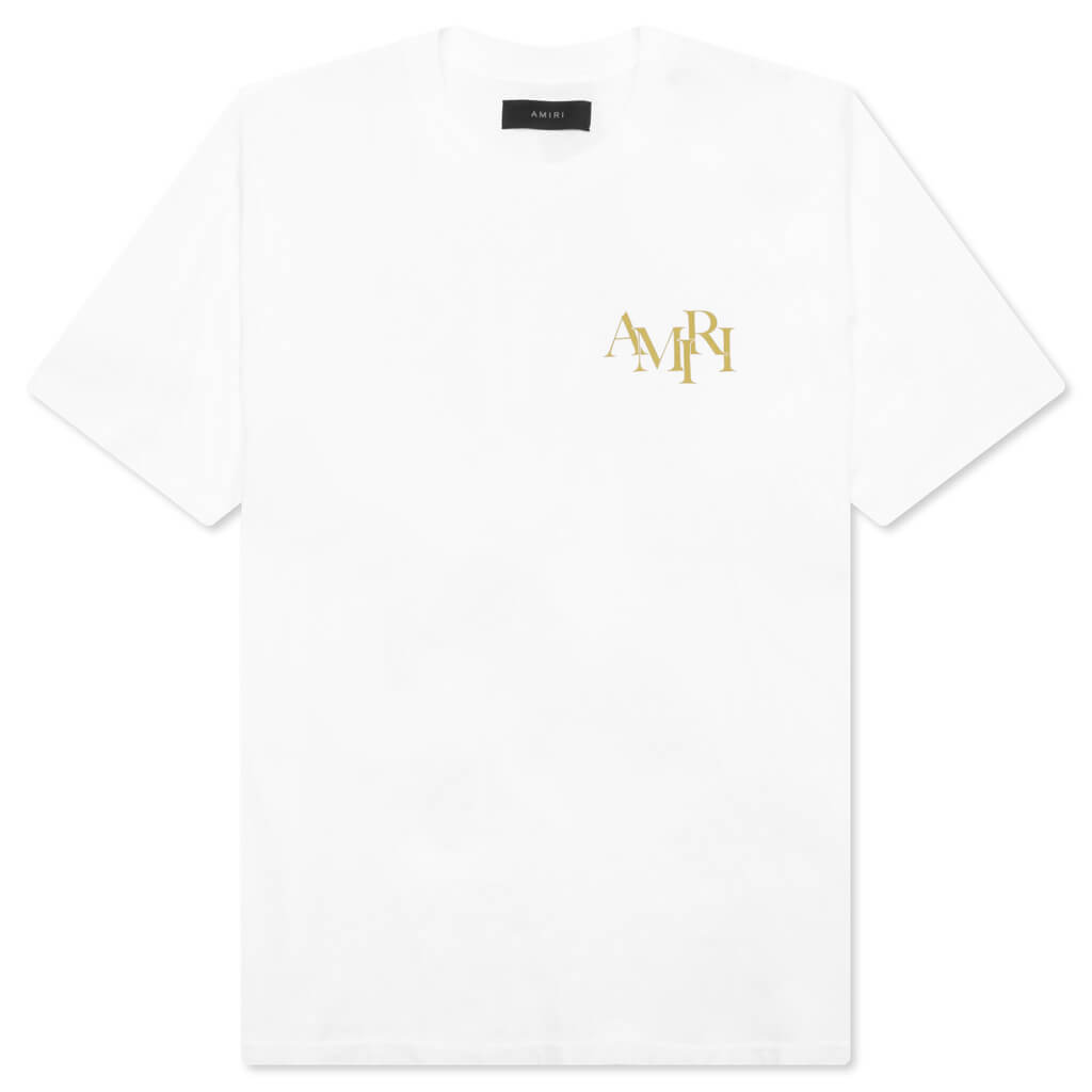 Amiri Champagne Tee - White