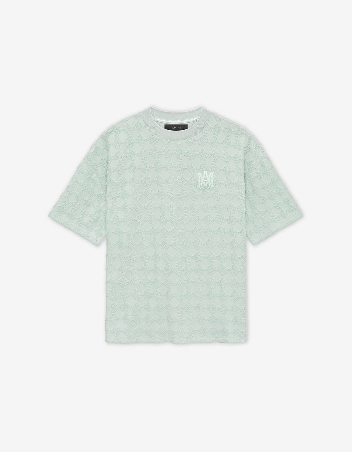 Amiri Green MA Quad Towelling Oversized T-Shirt