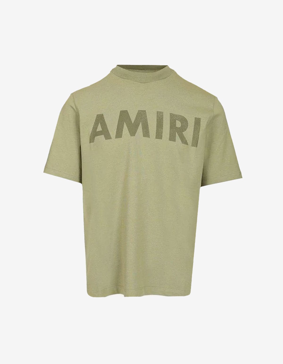 Amiri Green Stencil Logo T-Shirt