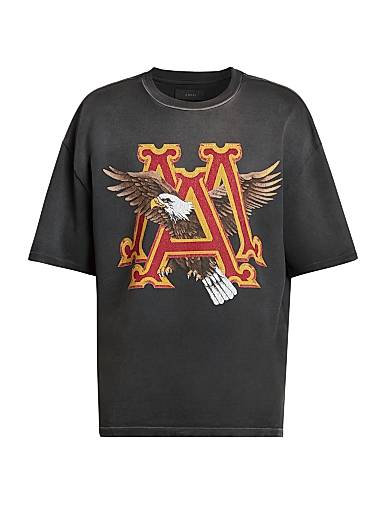 Amiri Ma Eagle Oversized T-Shirt Black