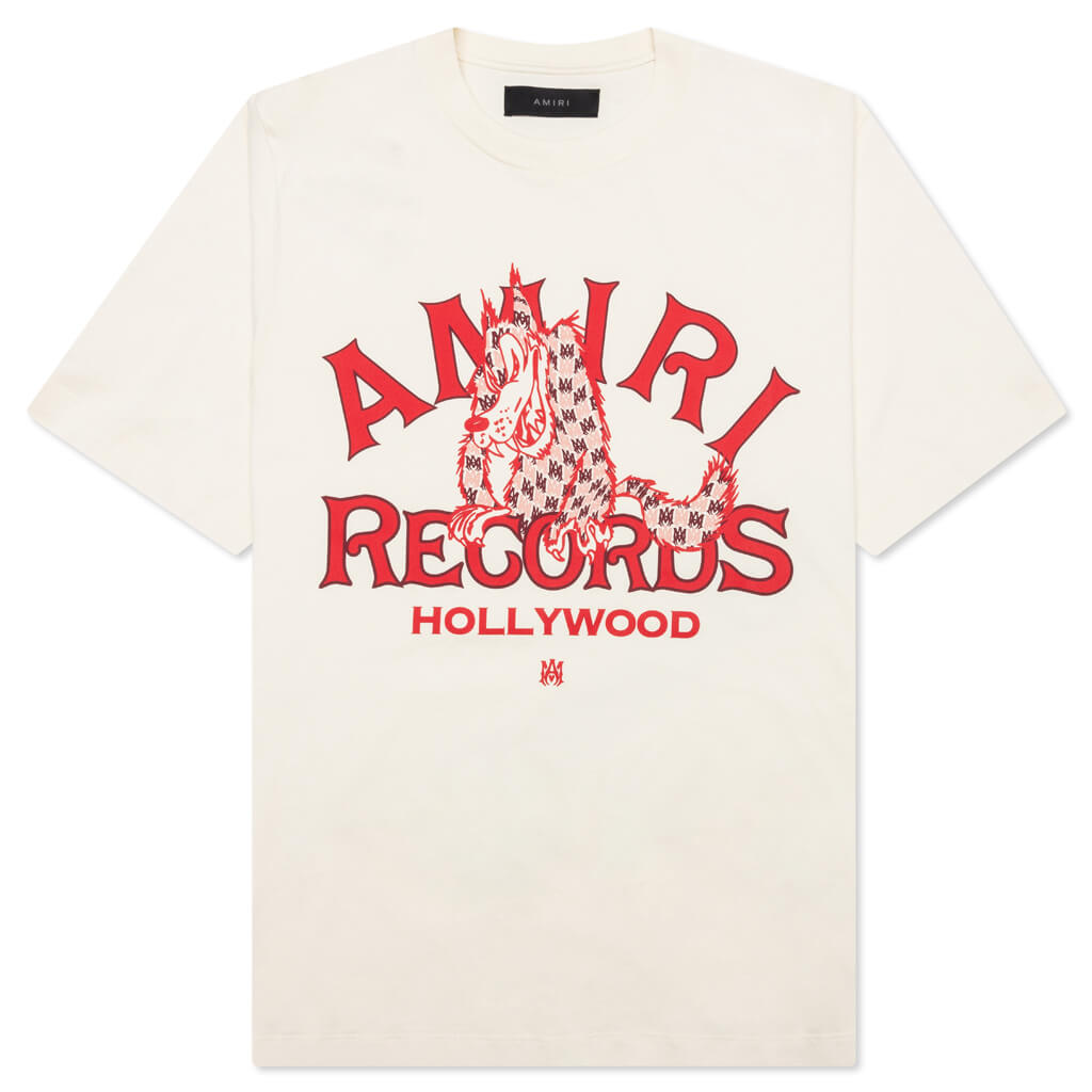 Amiri Records Wolf Tee - Vanilla Ice