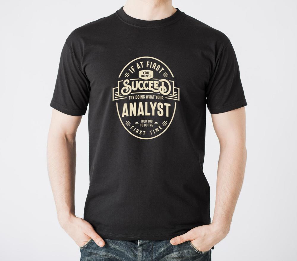Analyst Job Title Occupation Birthday Worker - Unisex Standard T-Shirt