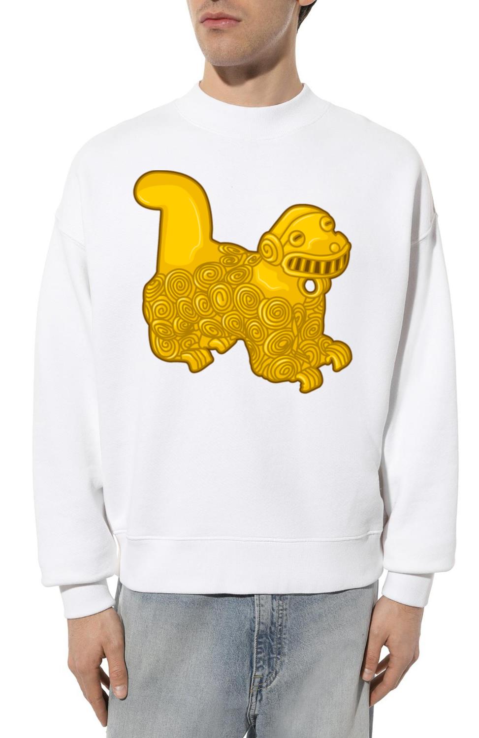 Ancient Golden Indigenous Sloth Art - Unisex Sweatshirt