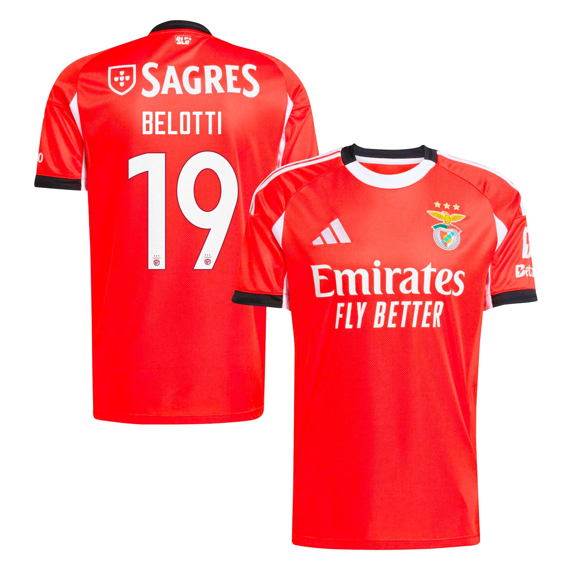 Andrea Belotti 19 SL Benfica 2025/26 Home Men Jersey - Red