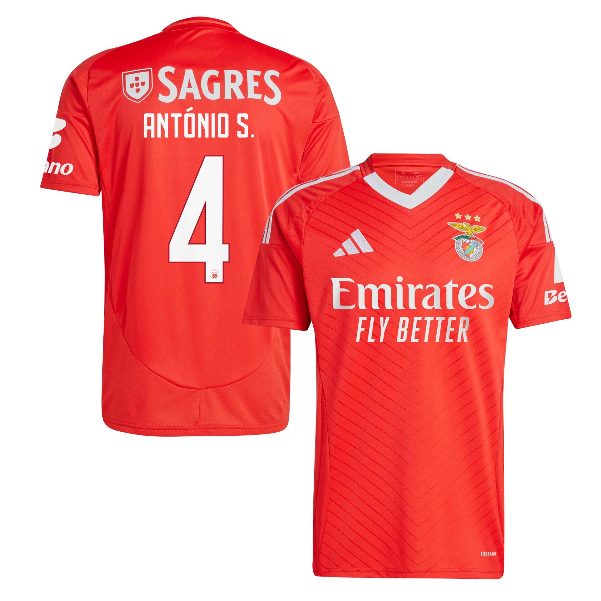 Antnio Silva 4 S.L. Benfica 2024/25 Home Men Jersey - Red