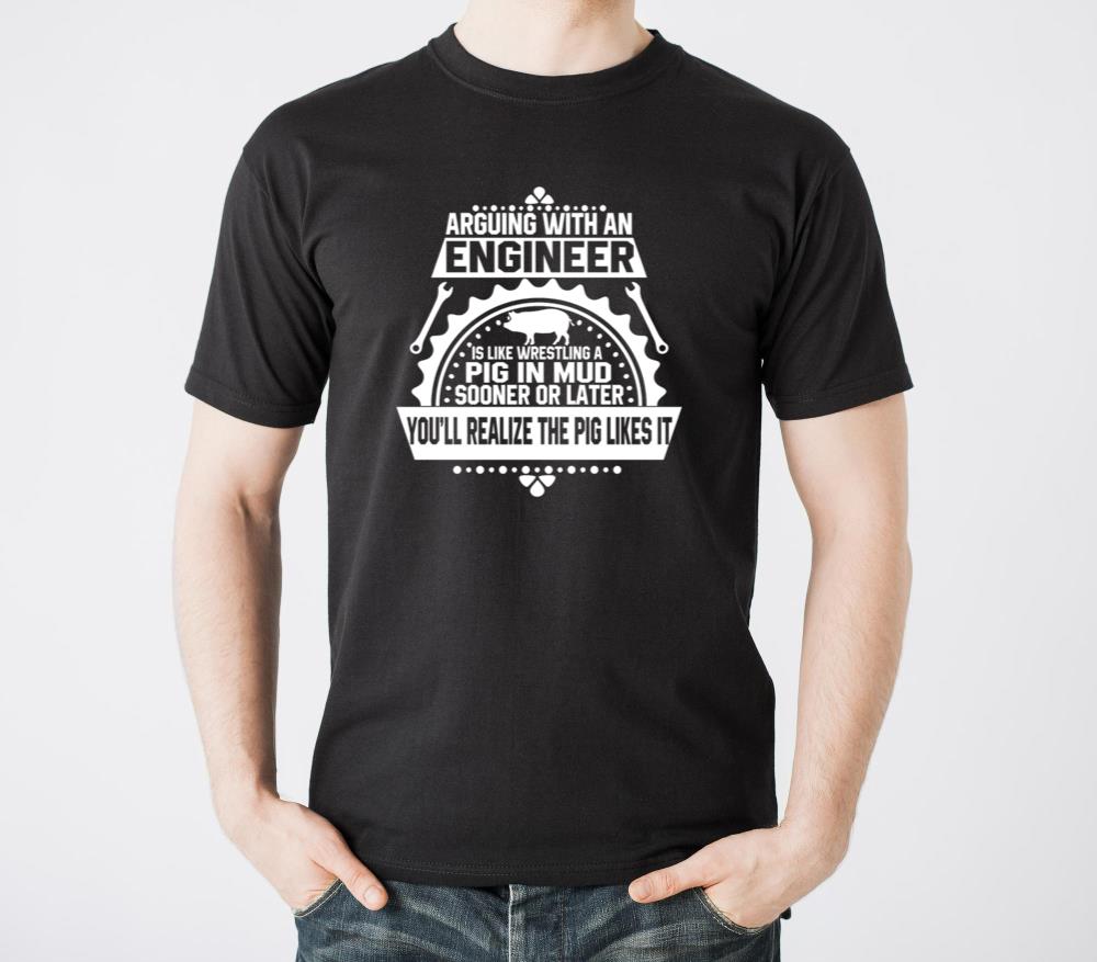 Arguing With An Engineer T Shirt - Unisex Standard T-Shirt