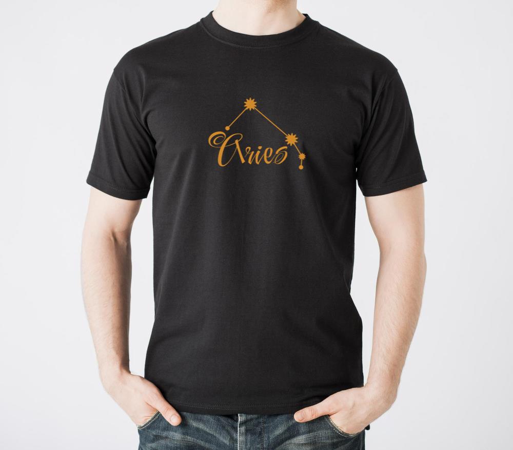 Aries Zodiac Sign Star Sign Constellation Astrolog - Unisex Standard T-Shirt