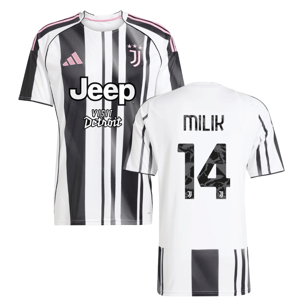 Arkadiusz Milik 14 Juventus 2025-26 Home Men Jersey - White