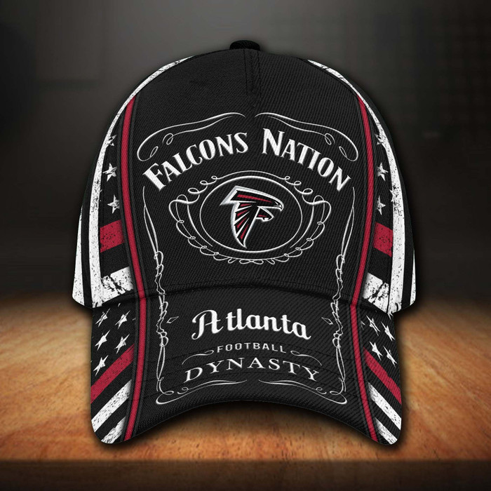 Atlanta Falcons And Jack Daniel 3D BaseBall Cap CNI844
