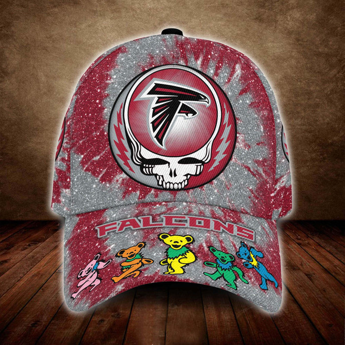 Atlanta Falcons x Grateful Dead 3D Classic Baseball Cap CNI1841