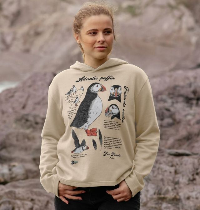 Atlantic puffin Relaxed Fit Hoodie 2