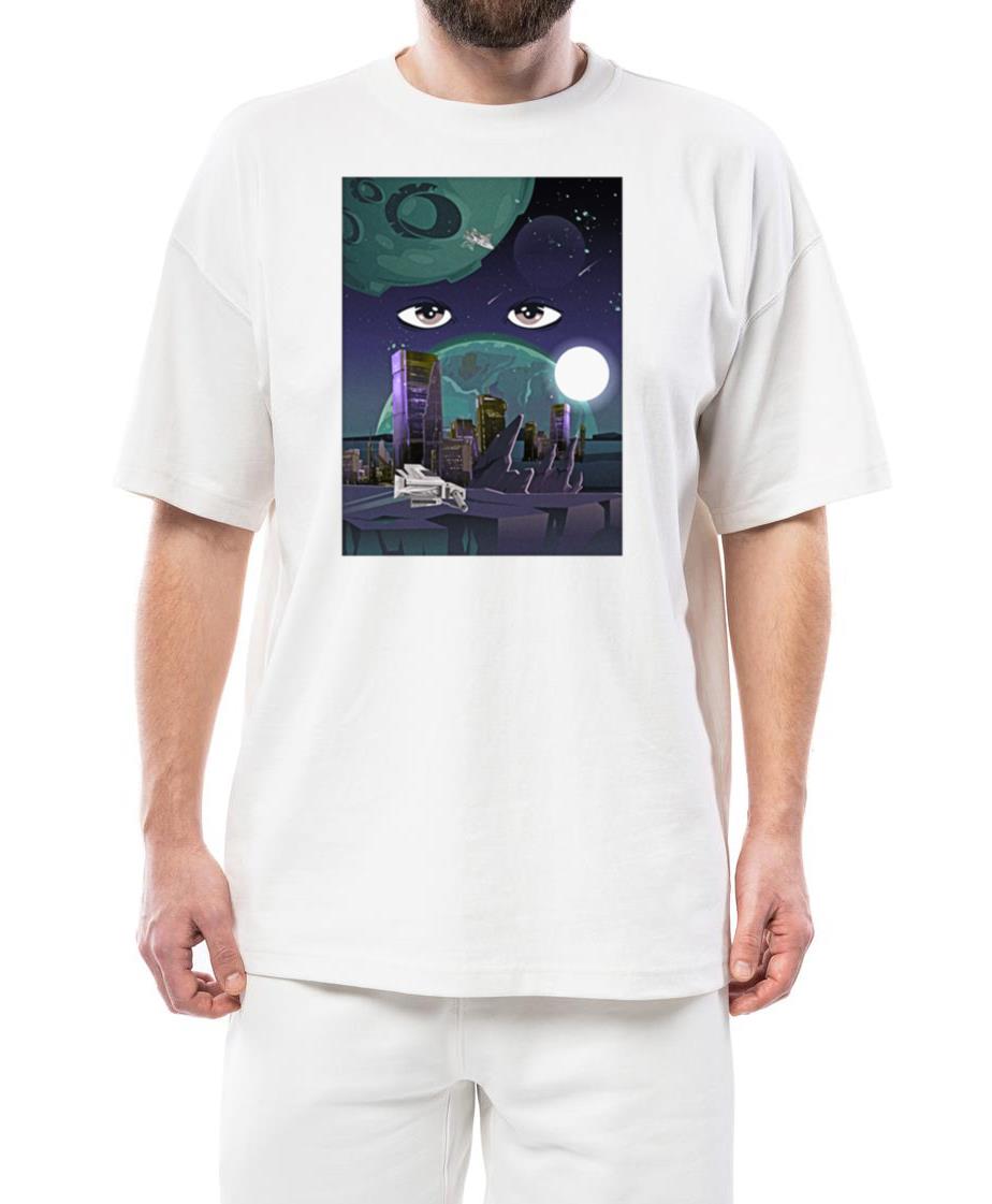Atom Punk Aesthetic Vaporwave Anime Manga Eyes - Unisex Standard T-Shirt