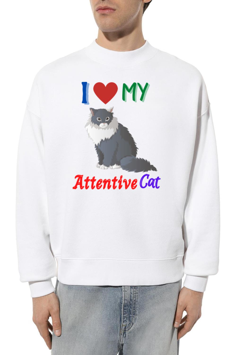 Attentive Cat - Unisex Sweatshirt