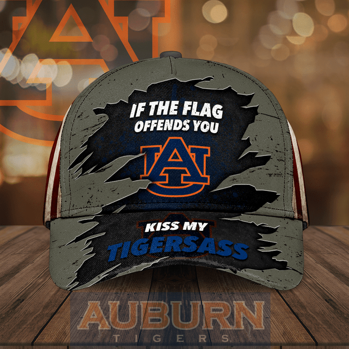 Auburn Tigers If The Flag Offends You Kiss My Tigersass 3D Classic Baseball Cap CNI2211