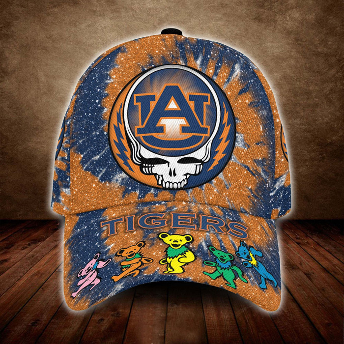 Auburn Tigers x Grateful Dead 3D Classic Baseball Cap CNI1907
