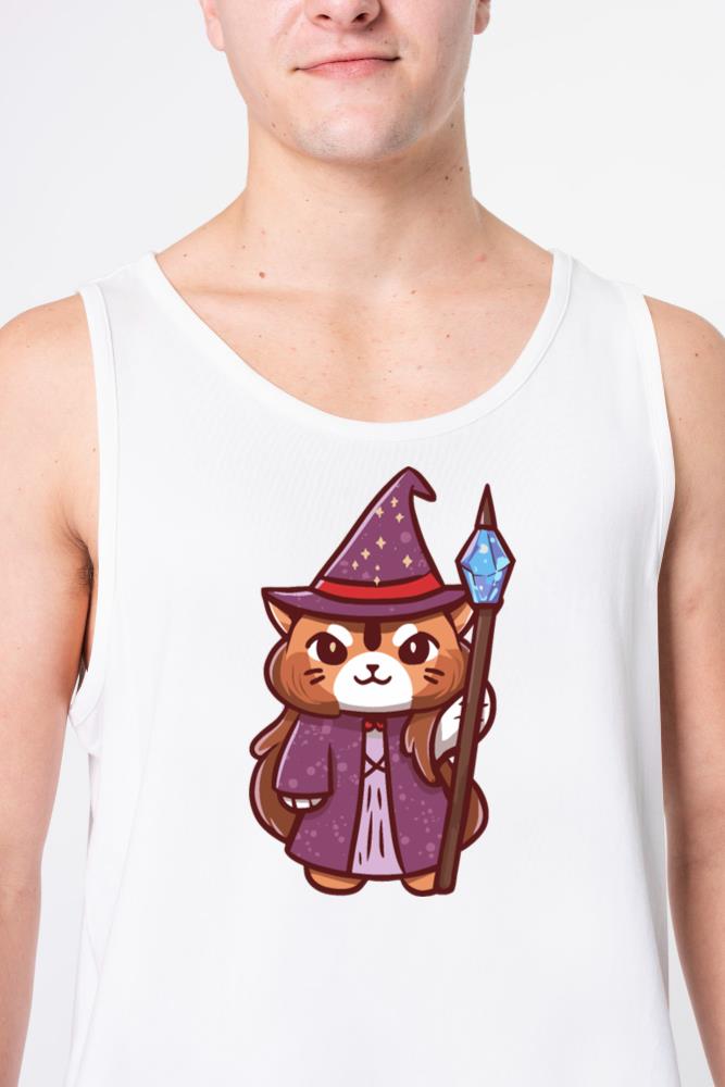 Auburn Wizard Cat - Unisex Tank Top