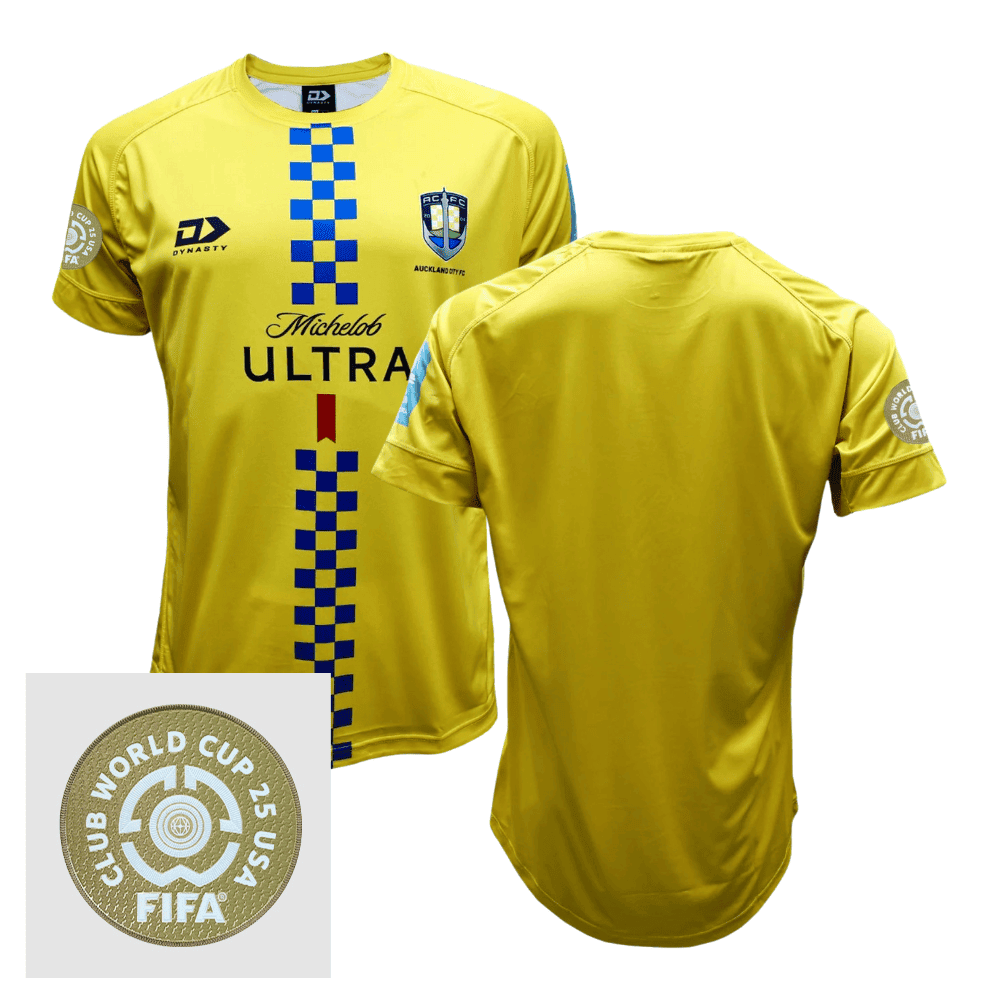Auckland City 2025/26 FIFA Club World Cup 25 USA Patch Third Men Jersey - Yellow