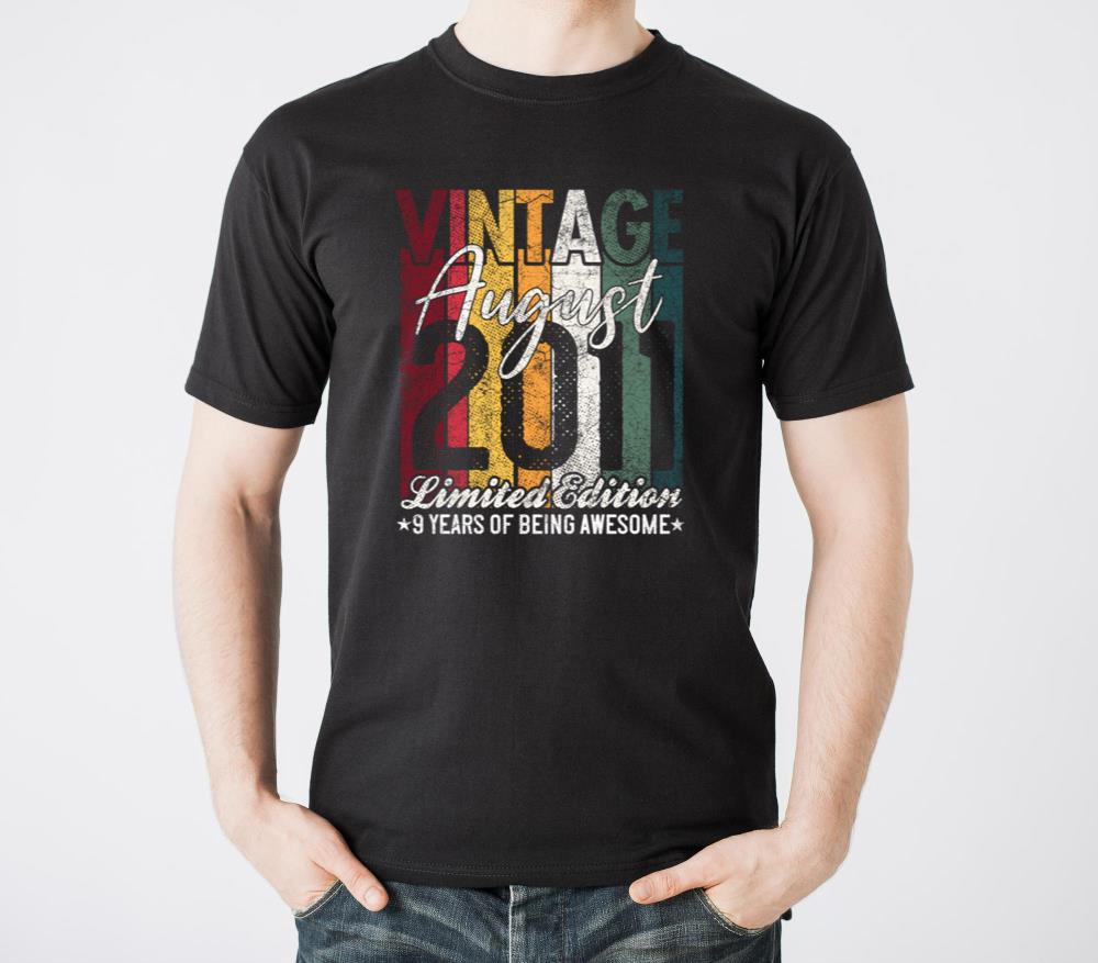 August 2011 9 Years Of Being Awesome 9th - Unisex Standard T-Shirt