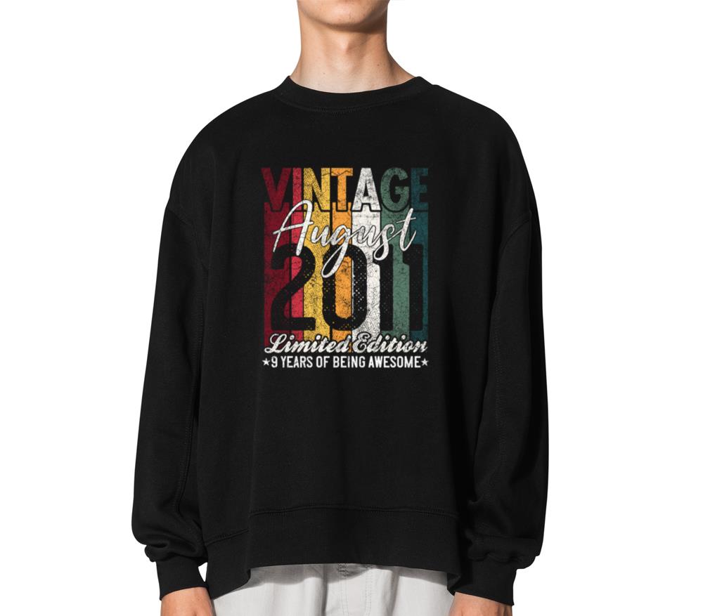 August 2011 9 Years Of Being Awesome 9th - Unisex Sweatshirt