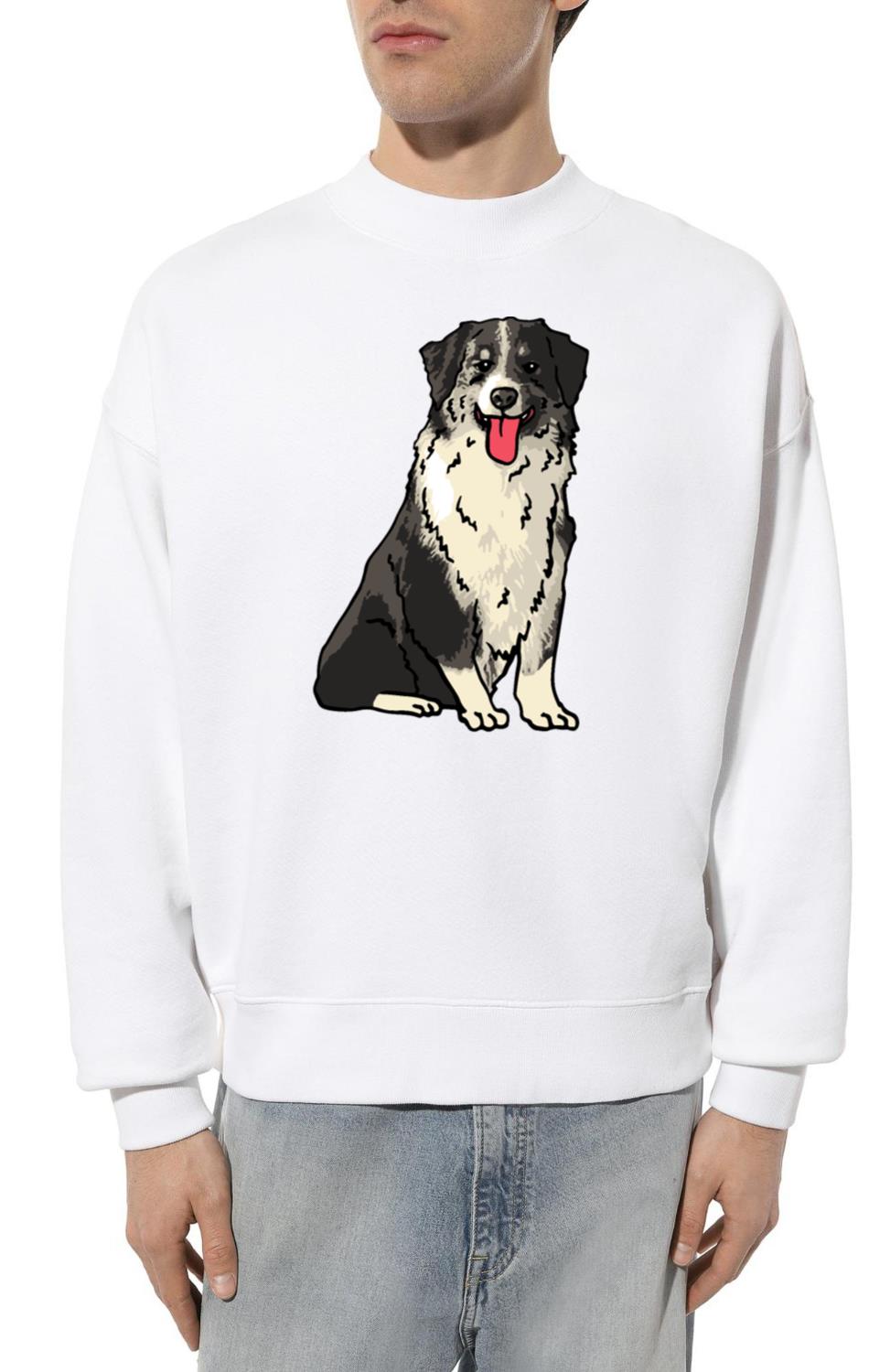 Australian Shepherd Dog_1 - Unisex Sweatshirt