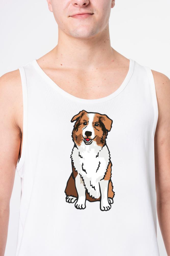 Australian Shepherd Dog_3 - Unisex Tank Top