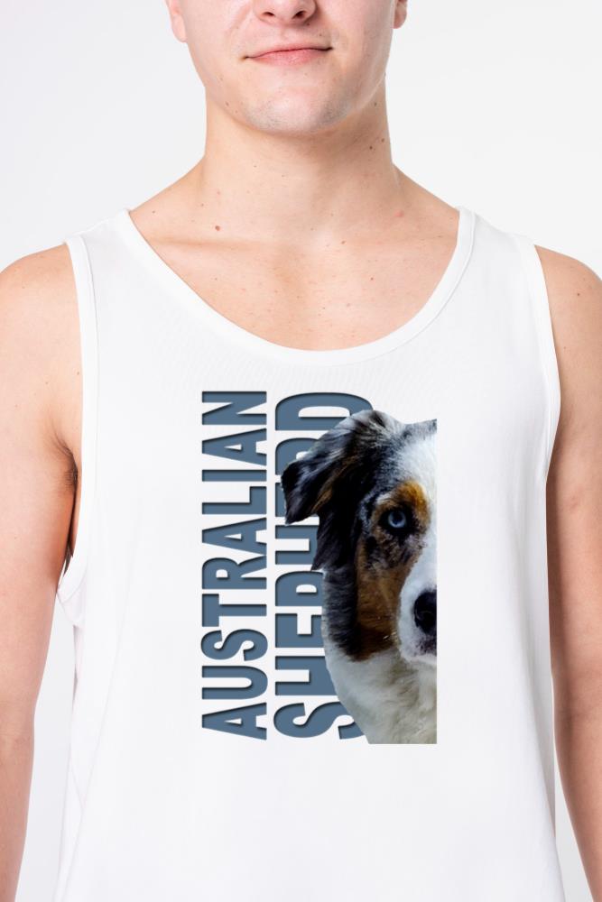 Australian Shepherd Dog_4 - Unisex Tank Top