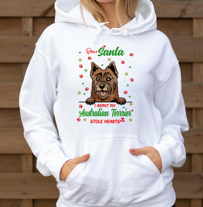 Australian Terrier Dog Christmas Dog breed - Unisex Hoodie