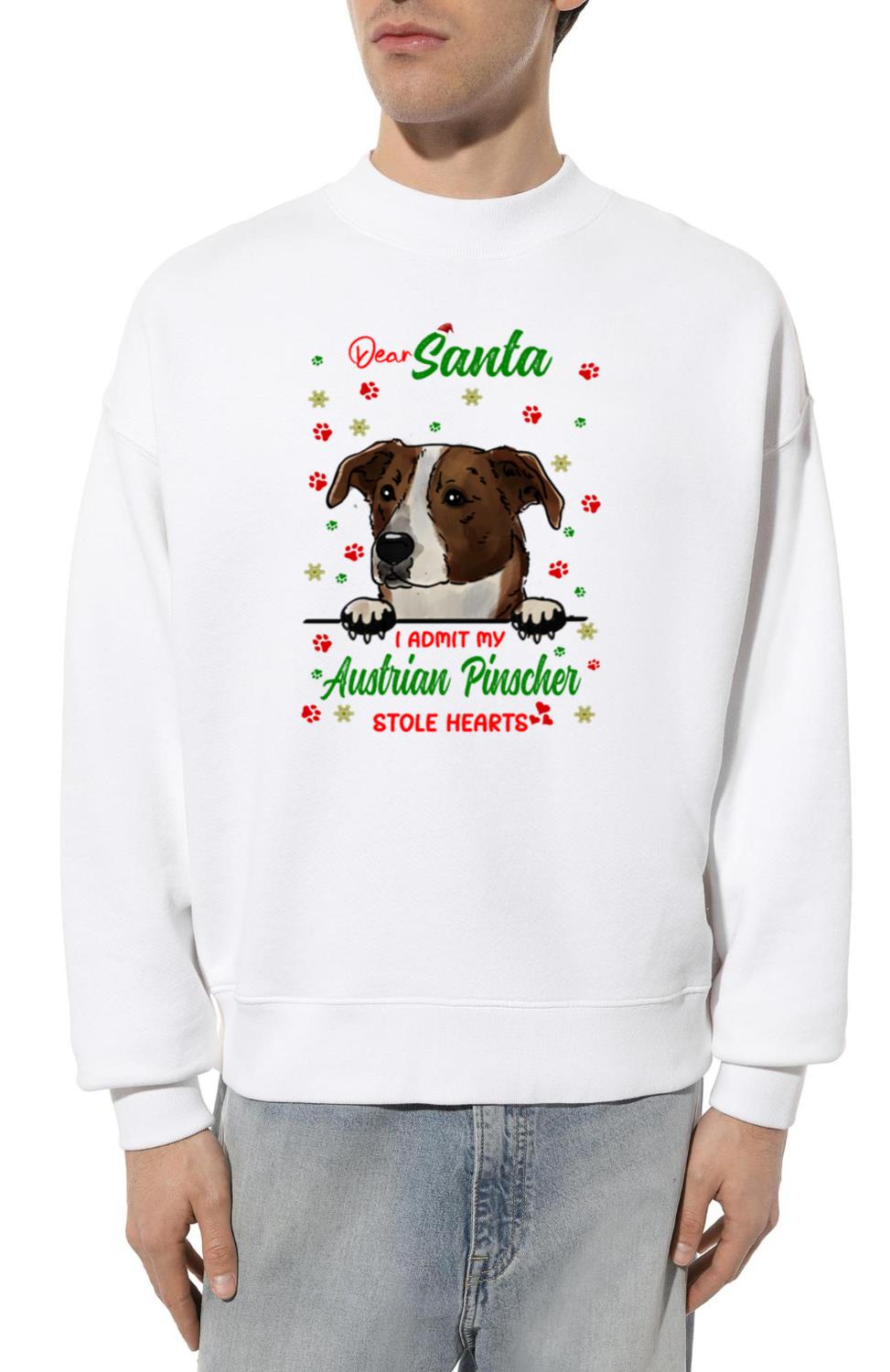 Austrian pinscher Dog Christmas Dog breed - Unisex Sweatshirt