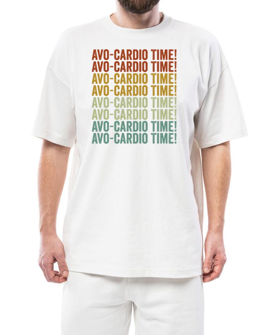 Avo-cardio Time! Avocado Fitness Exercise Running - Unisex Standard T-Shirt