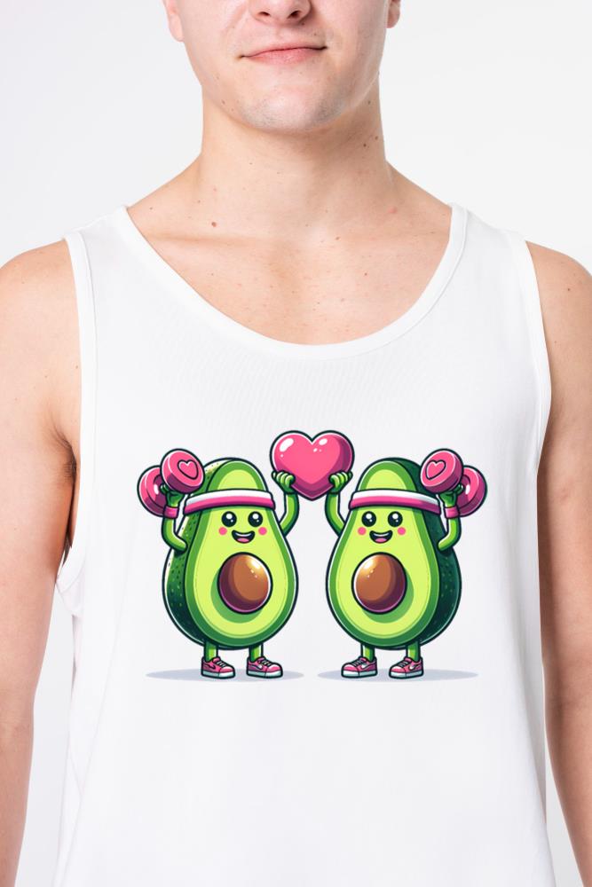 Avocado Duo's Workout Fun - Unisex Tank Top